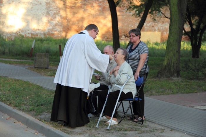 Msza św. przy kapliczce św. Rocha