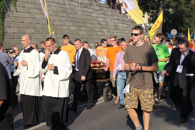 Pożegnanie relikwii św. Jana Bosko