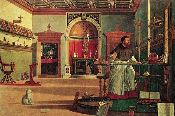Wizja św. Augustyna (1503) Scula di San Giorgio degli Schiavoni, Wenecja