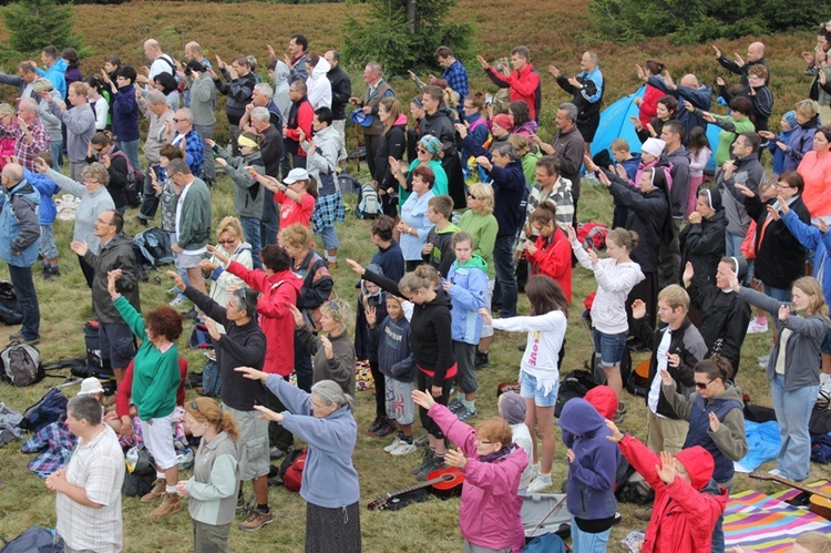 Wielka Racza - finał Ewangelizacji w Beskidach