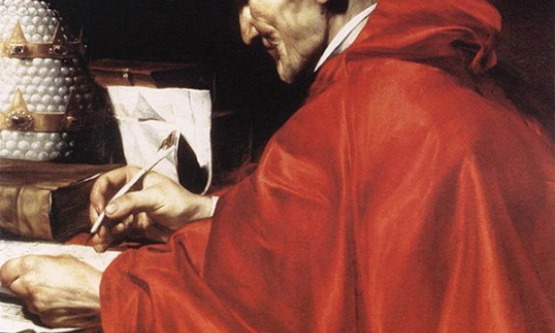 Carlo Saraceni „Św. Grzegorz Wielki” olej na płótnie, ok. 1610 Galeria Narodowa Sztuki Dawnej Rzym