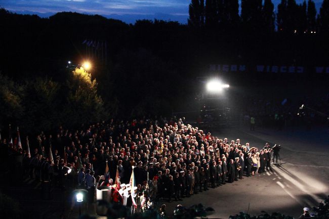 Uroczystości na Westerplatte