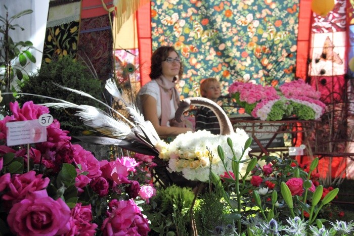Wystawa kwiatów w Kutnowskim Domu Kultury