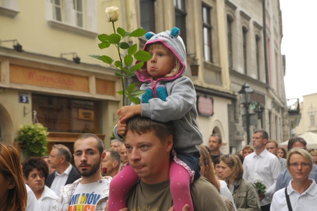 Marsz milczenia w Krakowie