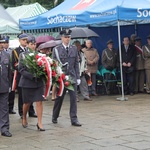 Odłonięcie pomnika poległych w Sochaczewie