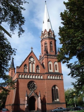 Pożar w kościele ewangelickim