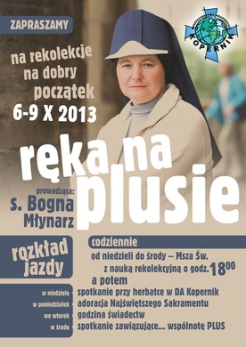 Z ręką na plusie