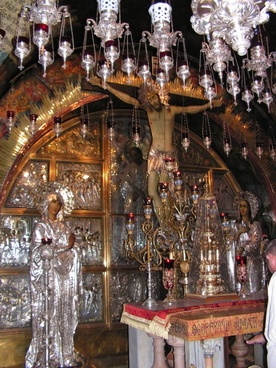 Kalwaria w bazylice Bożego Grobu w Jerozolimie