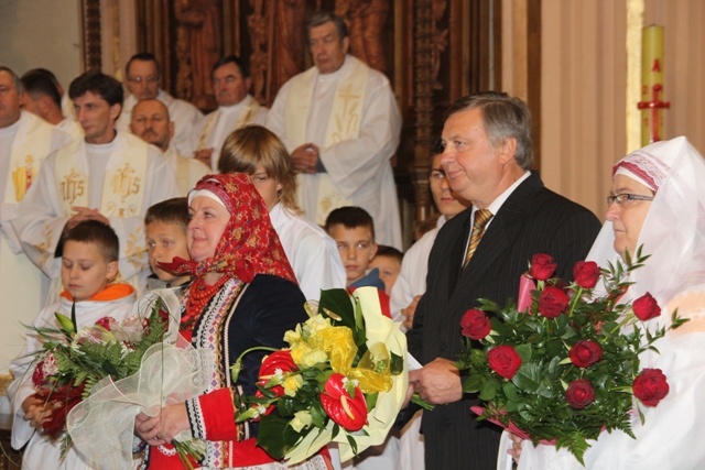 Dziękczynienie za patrona w wilamowickiej świątyni