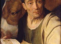 Artur Wolfordt „Św. Łukasz”  olej na desce, I poł. XVII w. Muzeum Prado, Madryt