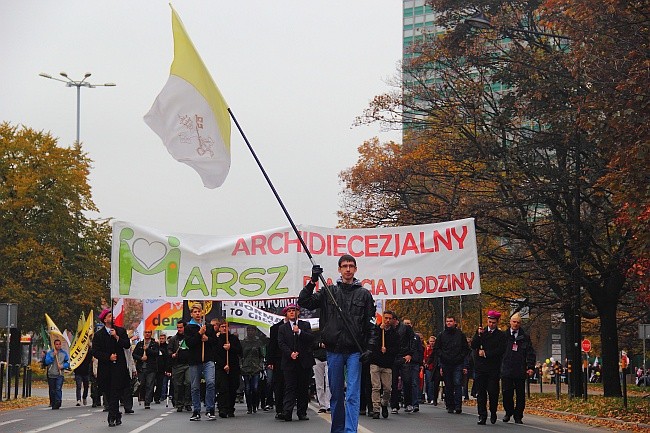 Maszerowali dla życia i rodziny 