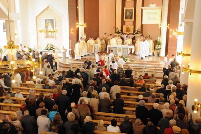 Poświęcenie kościoła na radomskim Michałowie