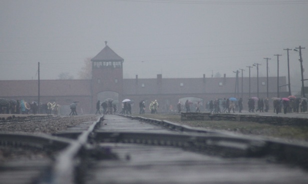 Droga Krzyżowa w byłym KL Birkenau