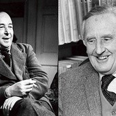 John Ronald Reuel Tolkien Po lewej: Clive Staples Lewis