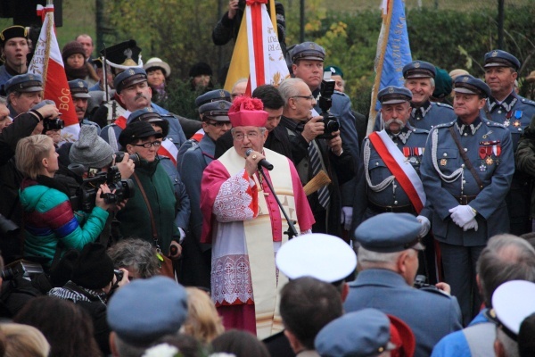 Odsłonięcie pomnika Piłsudskiego