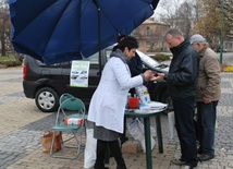 W wielu miejscach Lublina można było zbadać poziom cukru we krwi