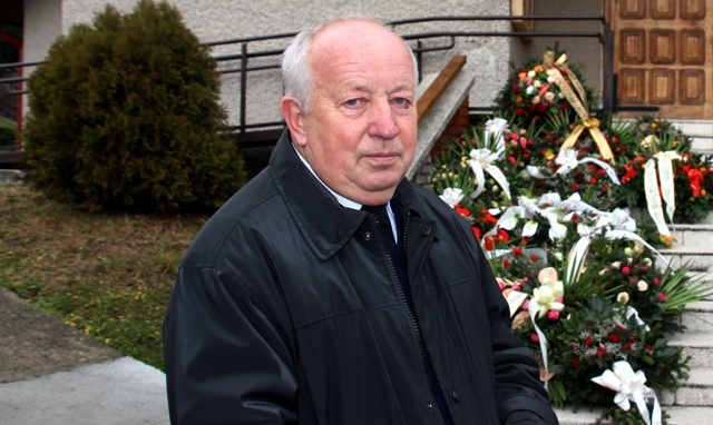 Stanisław Kamiński, parafianin i przyjaciel zmarłego proboszcza