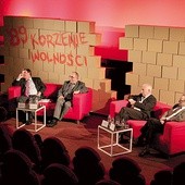  Organizatorzy są bardzo zadowoleni z popularności, jaką cieszyły się festiwalowe wydarzenia. Na zdjęciu debata „Wyzwanie wolności – Europa po 1989 r.”