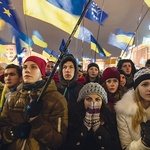  To skupienie i wzruszenie młodych Ukraińców nie jest wyreżyserowane. Strajk studentów w całym kraju ściągnął do Kijowa tysiące demonstrantów