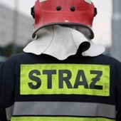 Straż monitorowała glebę i powietrze wokół znaleziska 