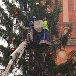 Na Długim Targu rozbłysła choinka