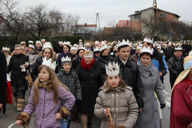 Pochód trzech króli w Zgłobicach