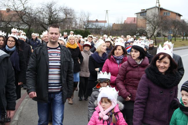 Pochód trzech króli w Zgłobicach