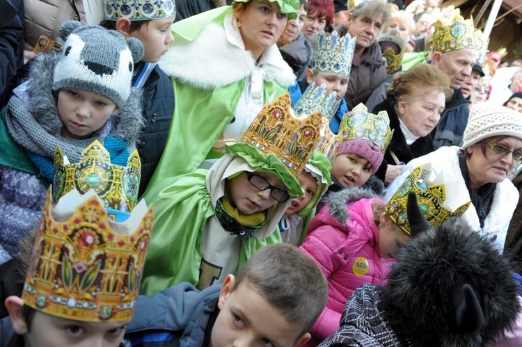 Orszak w Świdnicy - hołd na Rynku