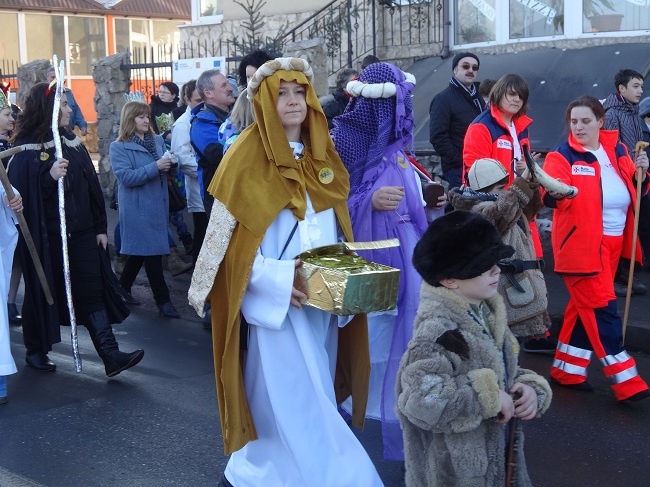 Orszak Trzech Króli w Wieliczce 2014 r. 