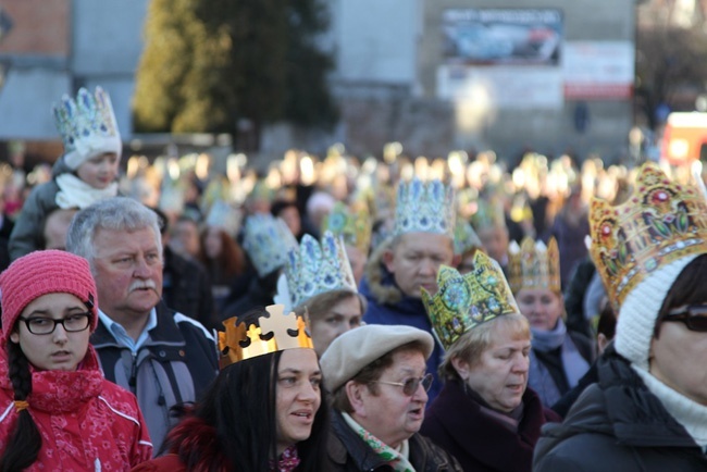 Orszak Trzech Króli w Myślenicach 2014 r.