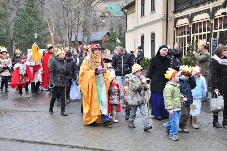 Królewski orszak w Szczawnicy