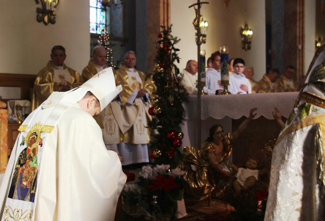 Prymicje bp. Romana Pindla w wadowickiej bazylice