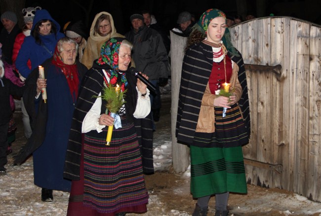 Matki Boskiej Gromnicznej w skansenie