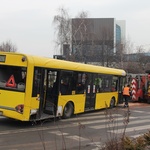 Wypadek autobusu w Katowicach