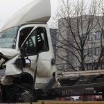 Wypadek autobusu w Katowicach