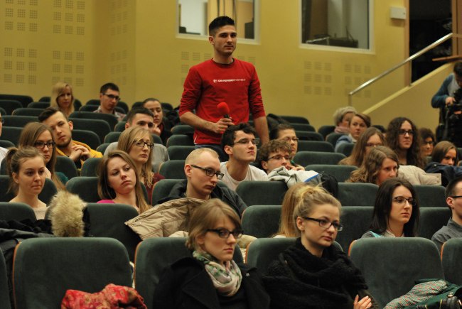 Ksiądz Kaczkowski na UM w Lublinie