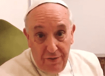 Papieskie przesłanie nagrane smartfonem 