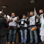 Protest ratowników górniczych