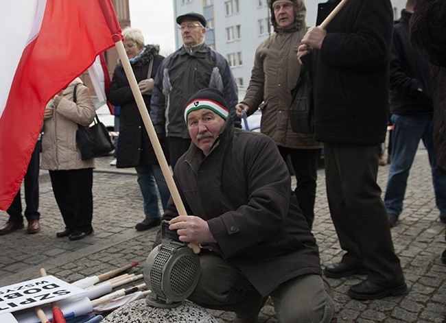 Pikieta w Świdwinie