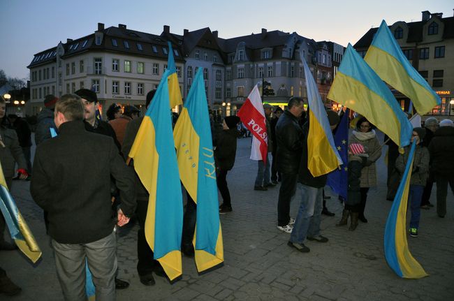 Marsz dla Ukrainy w Szczecinku