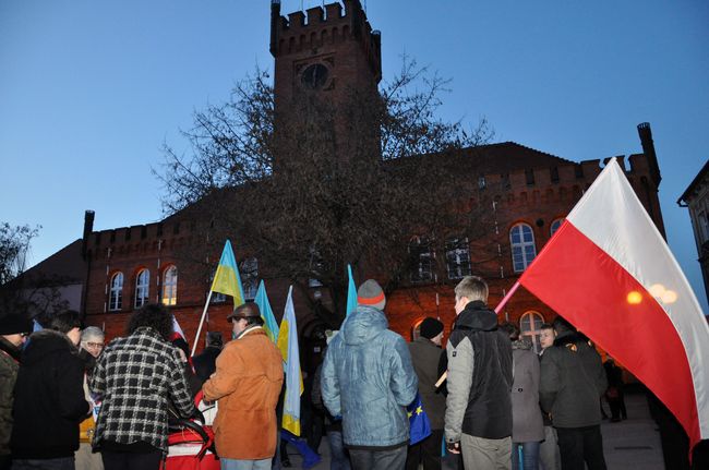 Marsz dla Ukrainy w Szczecinku