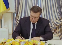 Janukowycz wygłosi oświadczenie