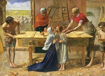 John Everett Millais „Chrystus w domu rodziców” olej na płótnie, 1849–1850 Tate Gallery, Londyn
