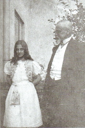 Pan Henryk i Wandzia, prawdopodobnie w Krakowie  ok. roku 1909