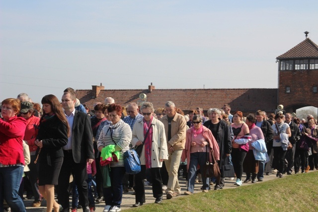 Droga Krzyżowa w KL Auschwitz-Birkenau