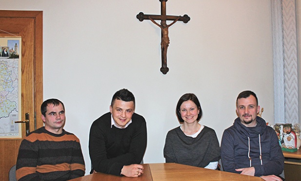 Ci, których „Alfa” wciągnęła na dobre – od lewej: Sławomir Grabski, Michał Buszydlik, Anna Wolas i Jarosław Gewinner