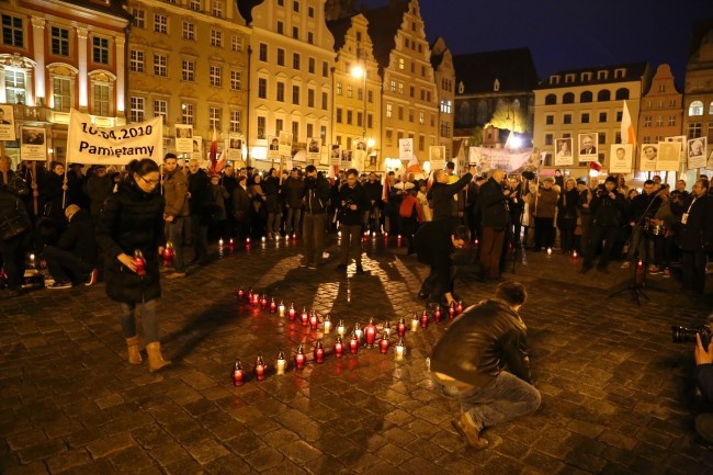 Marsz pamięci we Wrocławiu