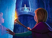 Anna dotarła na lodowy zamek Elsy
