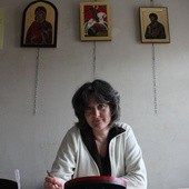 Katarzyna Kobuszewska prowadzi Pracownię Ikonograficzną w Płocku