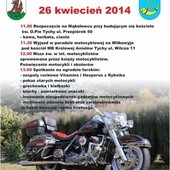 Motocyklowy Zlot Wilkowyjski, Tychy, 26 kwietnia